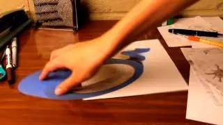 3D РИСУНКИ НА БУМАГЕ