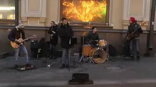 Coldplay Trouble.Квартет музыкантов