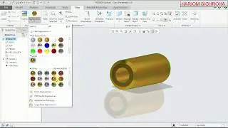 #CREO TUTORIAL   PISTON ROD PIN#