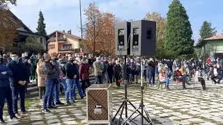 Komemoracija Edhemu Sirči ispred KSC 'Mladost' u Visokom