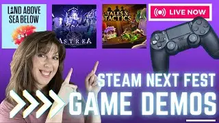 Steam Next Fest 2023!  Three New Strategy Games with Live Demo.
