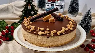 TARTA MOUSSE DE TURRÓN Y CHOCOLATE