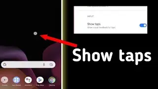 How to turn on show touch || developer option in realme c25y android mobile.