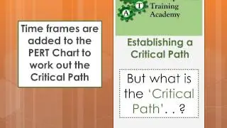 Introduction to Scheduling Tools - PERT Chart and Critical Path