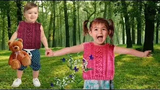 Детский жилет. Часть 2. 