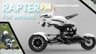 Combination possible🚀 New platform personal mobility in Japan's aging era Roidztech Raptor #ebike