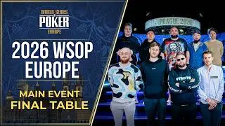 €10,000,000 GTD | WSOP Europe Main Event - Final Table (Session 1)
