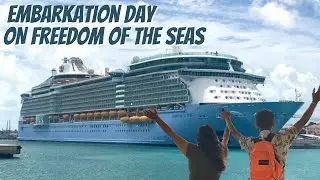 Boarding Royal Caribbean's Freedom Of The Seas in 2021 | Our First Cruise In Over A Year!