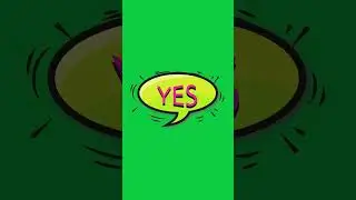 Yes  - Animated Element on greenscreen