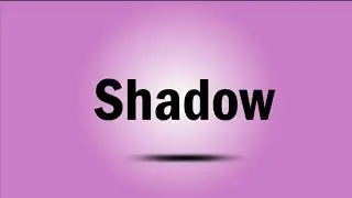 Realistic shadow under text in After Effects | Shadow Effect | After Effects Tutorial