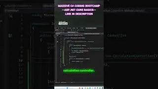 ASP.NET CORE | Massive CORE MVC Basics Playlist