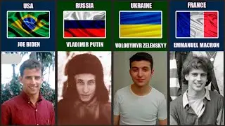 Presidents of Different Countries In Their Youth
