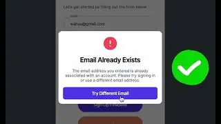 Flutterflow Custom alert email already exist | Firebase auth
