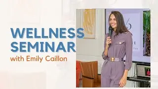 Emily Caillon Wellness Seminar Fisher Island | Miami Event Photographer Videographer