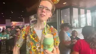 Epcot food and wine 2023: trying pickle milkshake