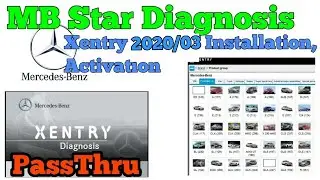 Mercedes Benz MB Star Xentry 2020/03 PassThru Installation of software in windows 7,10 64bit