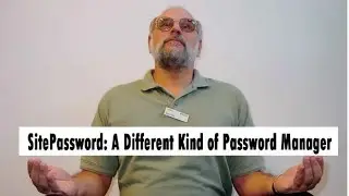 SitePassword: A Different Kind of Password Manager