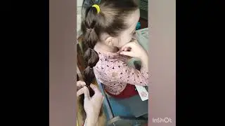 Косички на резинках ✨ #берииделай #дети #волосы #косички