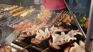 Yummy Seafood and Meat BBQ Grill