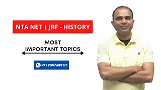 NTA NET HISTORY - MOST IMPORTANT TOPICS 2021