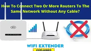 How To Connect Two Routers Without Cable / 2 Routers Connet Wirelessly || DPK TEACH ||