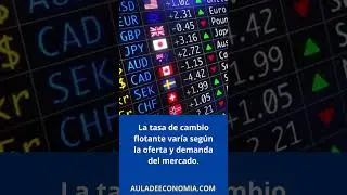 Tasa de cambio fija y flotante #educacionfinaciera #dinero #negocios #economia #tipodecambio