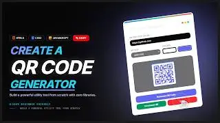 How to Create a QR Code Generator using HTML CSS and Javascript