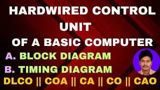 Hardwired Control Unit || Hardwired Control Unit in Computer Architecture || Computer Organization