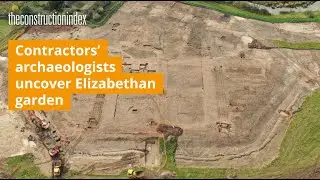 Contractors’ archaeologists uncover Elizabethan garden