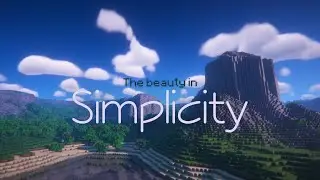 The beauty in simplicity