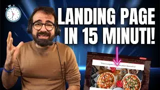Creare LANDING PAGE con INTELLIGENZA ARTIFICIALE senza scrivere codice