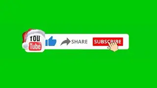 Subscribe Green Screen Christmas ✅| Christmas Subscribe Button Green Screen