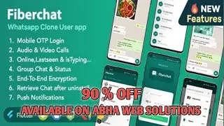 Fiberchat – WhatsA** Clone Full Chat | Android & iOS Flutter Chat appBy Abha Web Solutions