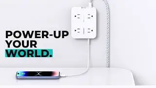 Hanycony Surge Protector Power Strip: 8 Outlets, 4 USB Ports, and Advanced Surge Protection