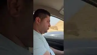 Гиза пирамидасын машинамен араладық)
