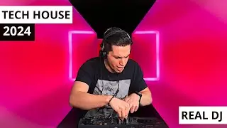 TECH HOUSE VIBES MIX WITH POPULAR SONGS - LIVE MIXING - REAL DJ 🎶🔥