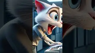 Coffee Gives Exhausted mother Cat  super powers!!!