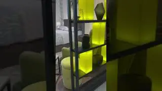 Стеллаж Zaжигалка, это встроенная подсветка в стеллаж.