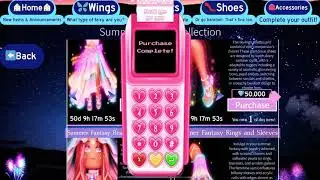 Buying the summer fantasy skirt in RH! (Roblox)
