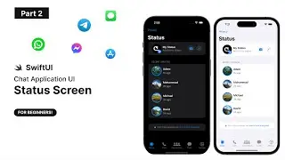 Build Chat App with SwiftUI | iOS 16 & Xcode 14 | Status Screen | Part 2