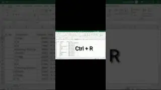 Shortcut Key to Fill Right & Fill Down (Copy & Paste Right and Down Side)