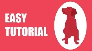 How to draw a DOG in Adobe Illustrator!
