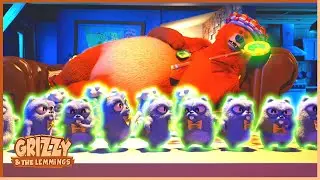In the Service of His Majesty | Grizzy & the lemmings Clip | 🐻🐹 Cartoon for Kids