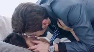 The CEO couldn't hold back,threw Cinderella on the sofa and kissed passionately💕ChineseDramaEngsub