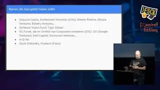 FSCK 2024 - Venture Capital 101 - sind die alle verrückt?