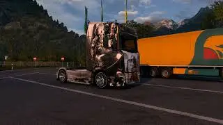 Euro Truck Simulator 2 4K Switzerland  serpentine road
