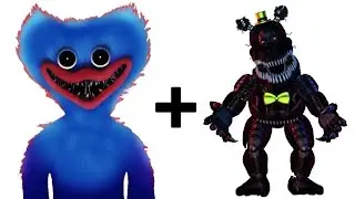 Huggy Wuggy + Nightmare Freddy = ??? | fnaf animation part 56