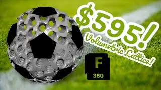 How to use the Volumetric Lattice Feature in Fusion 360!