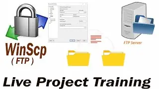 Live Project Web Development Part-04 | WINSCP Client | FTP | File Transfer Tool