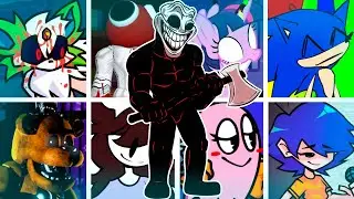 EVACUATE V2 but Every Turn a Different Character Sings🎙 (FNF EVACUATE V2 but Everyone Sings It)